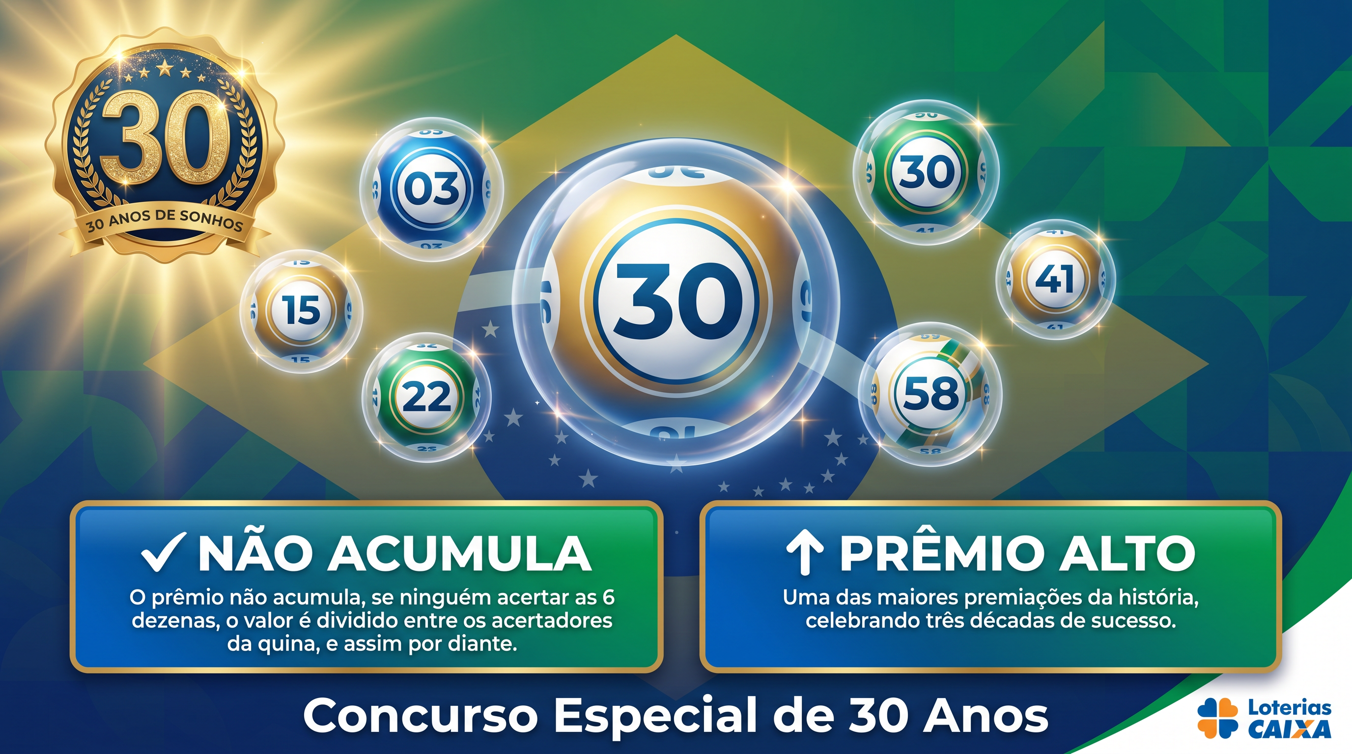 Mega-Sena 30 Anos - Concurso Especial